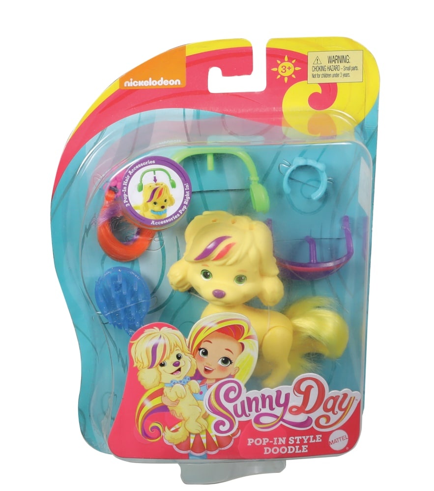 slide 1 of 1, Fisher-Price Nickelodeon Sunny Day Pop-In Style Doodle The Dog, 6 in