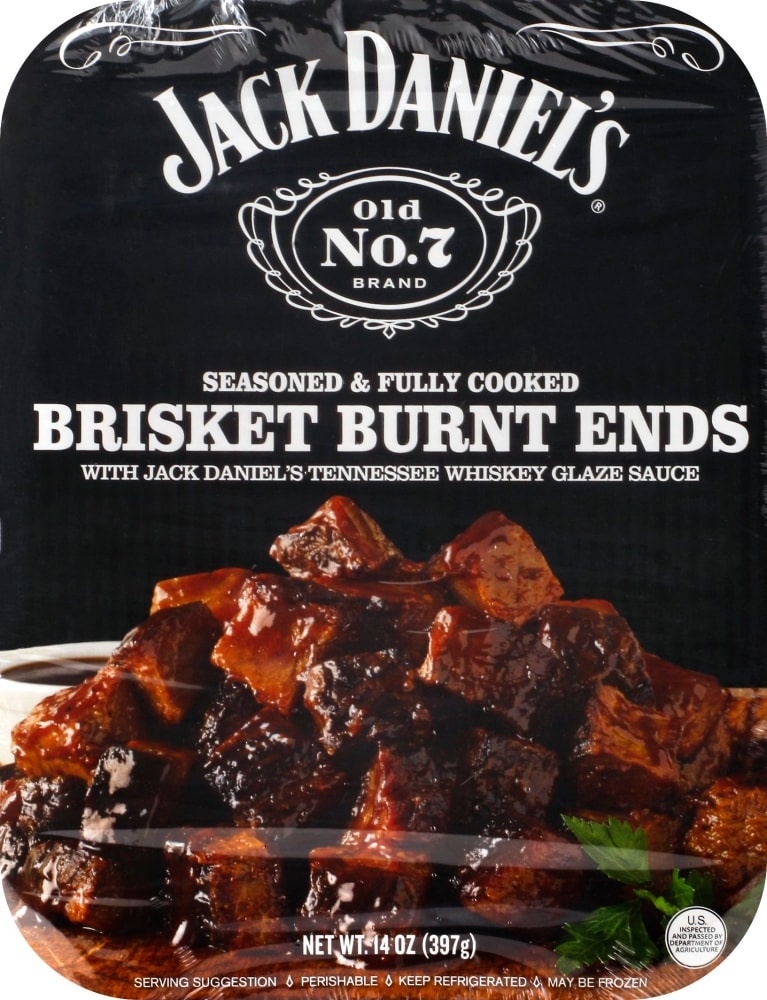 slide 1 of 1, Jack Daniel's Brisket Burnt Ends, 14 oz