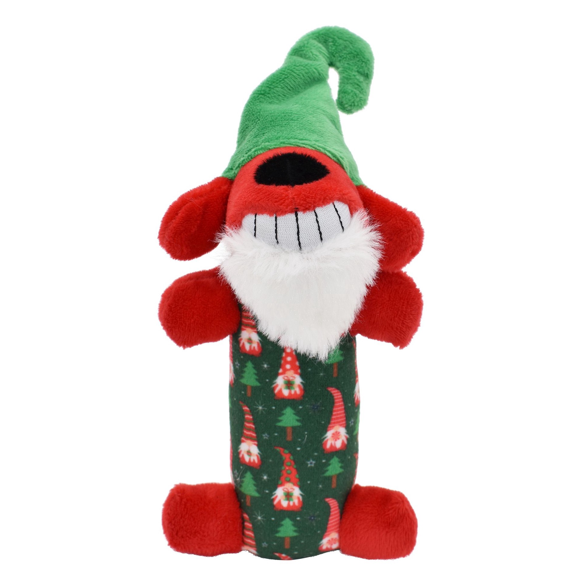 slide 1 of 1, Multipet Holiday Christmas Bobo Gnome Dog Toy, 1 ct