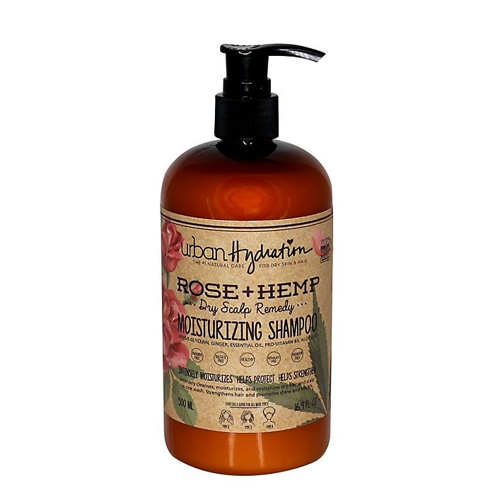 slide 1 of 1, Urban Hydration Hemp Shampoo - Rose, 16.9 oz