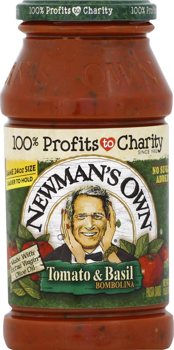 slide 5 of 6, Newman's Own Pasta Sauce, Tomato & Basil Bombolina, 24 oz