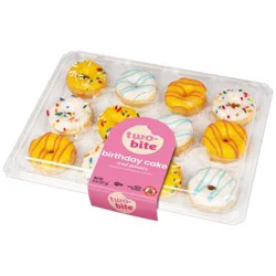 Give And Go Birthday Cake Mini Donuts 8 Oz