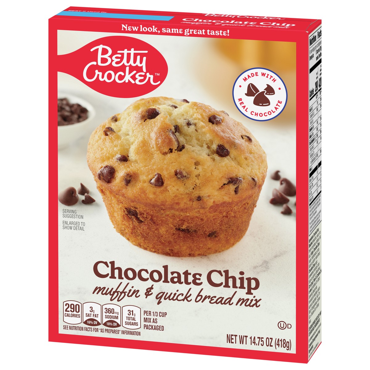 slide 3 of 9, Betty Crocker Chocolate Chip Muffin & Quick Bread Mix, 14.75 oz