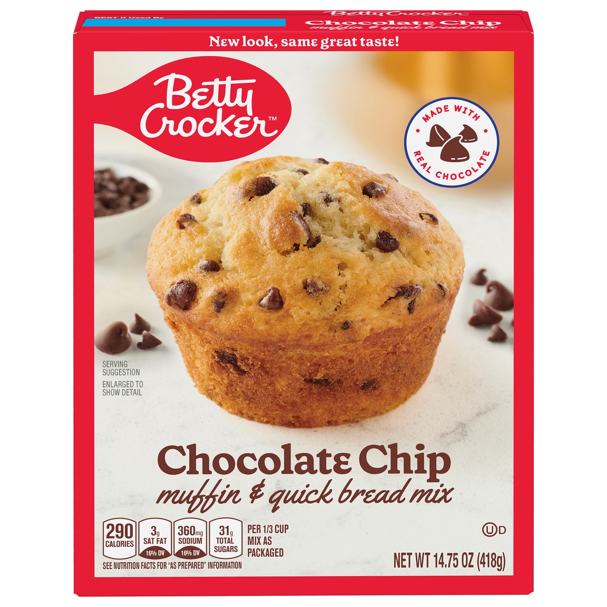 slide 1 of 3, Betty Crocker Chocolate Chip Muffin and Quick Bread Mix, 14.75 oz, 14.75 oz