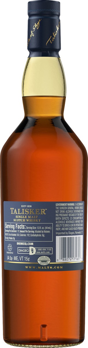 slide 3 of 3, Talisker Distiller's Edition Single Malt Scotch Whisky, 750 ml