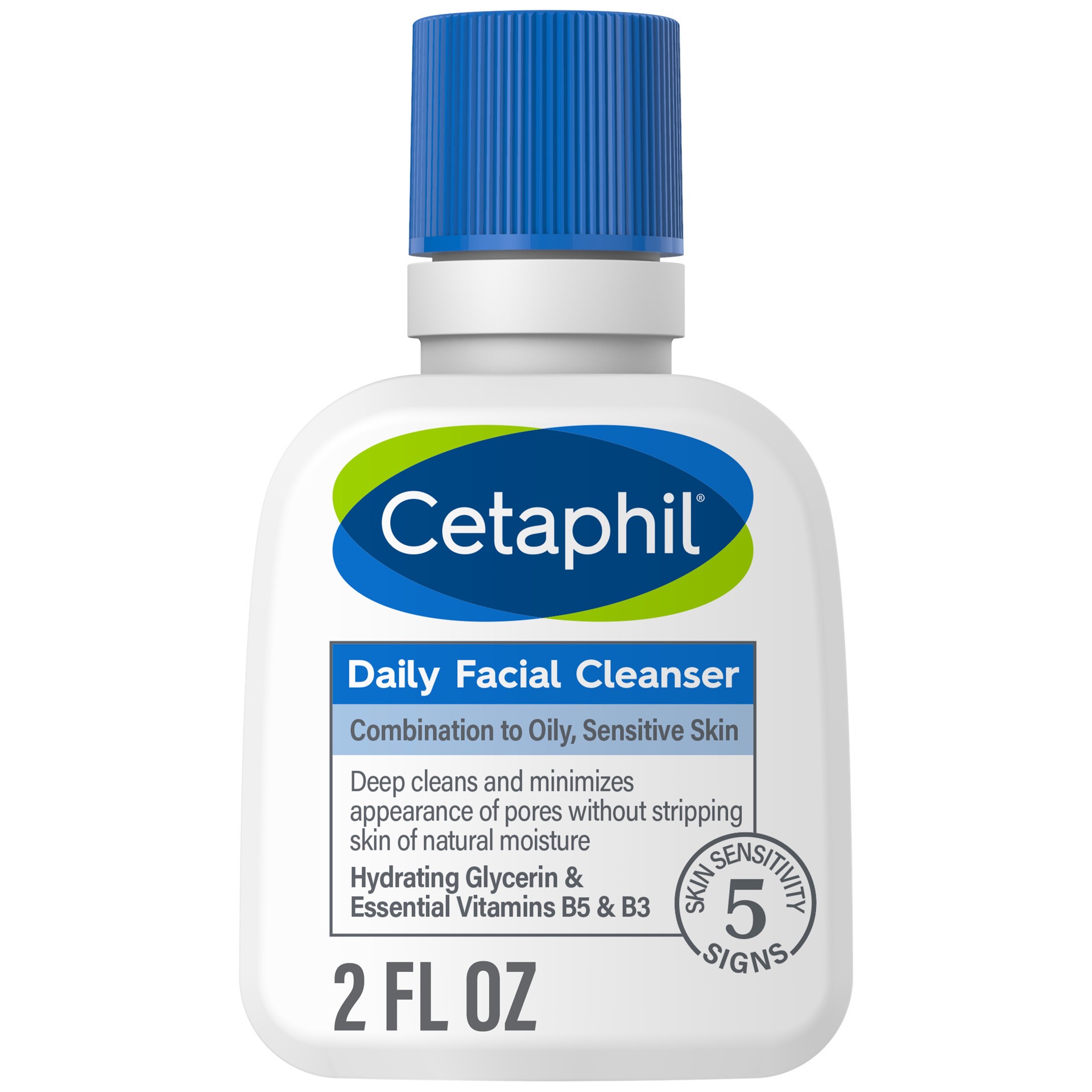 slide 5 of 10, Cetaphil Daily Facial Cleanser, 2oz, 2 oz