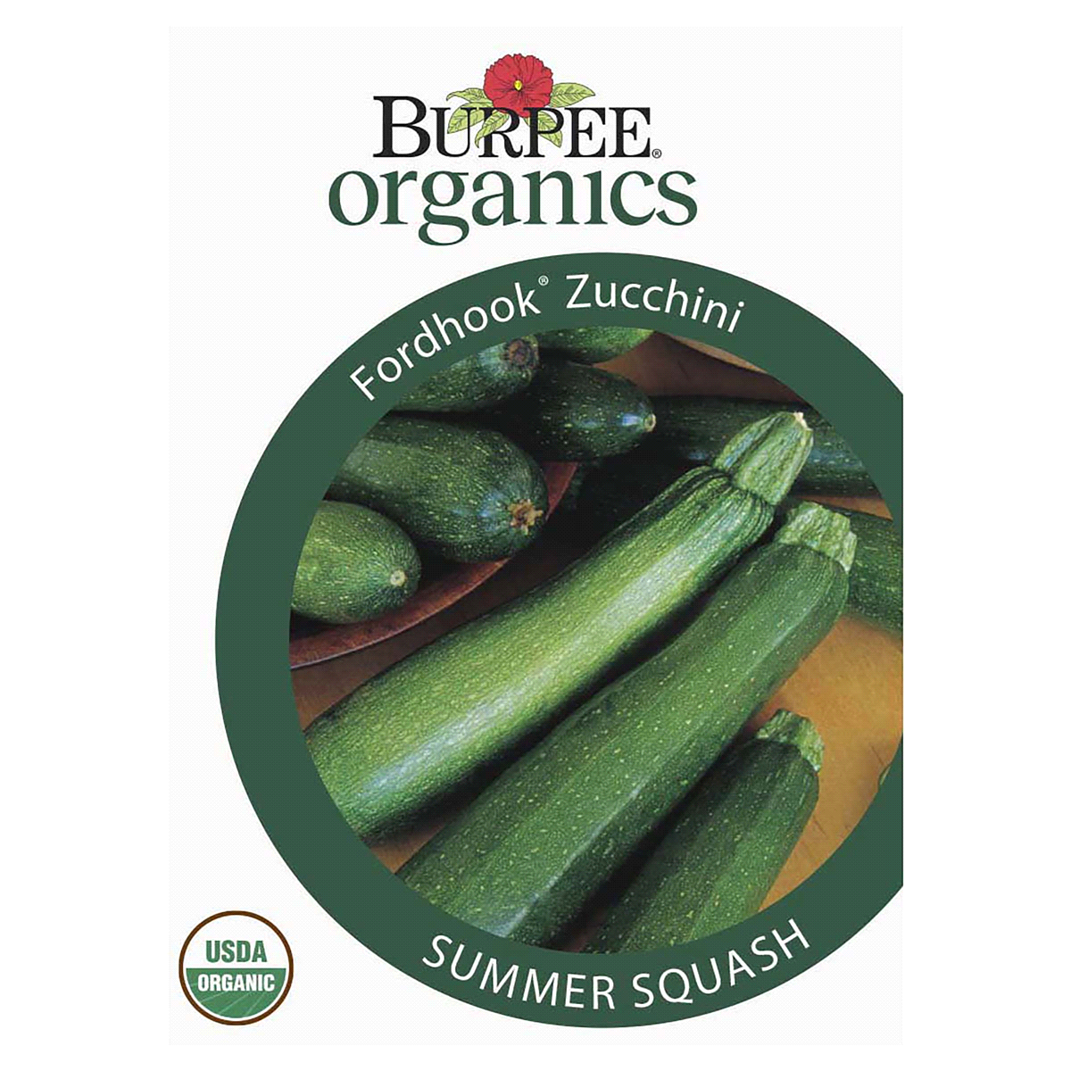 slide 1 of 5, Burpee Summer Squash Fordhook Zucchini Seeds, 1 ct