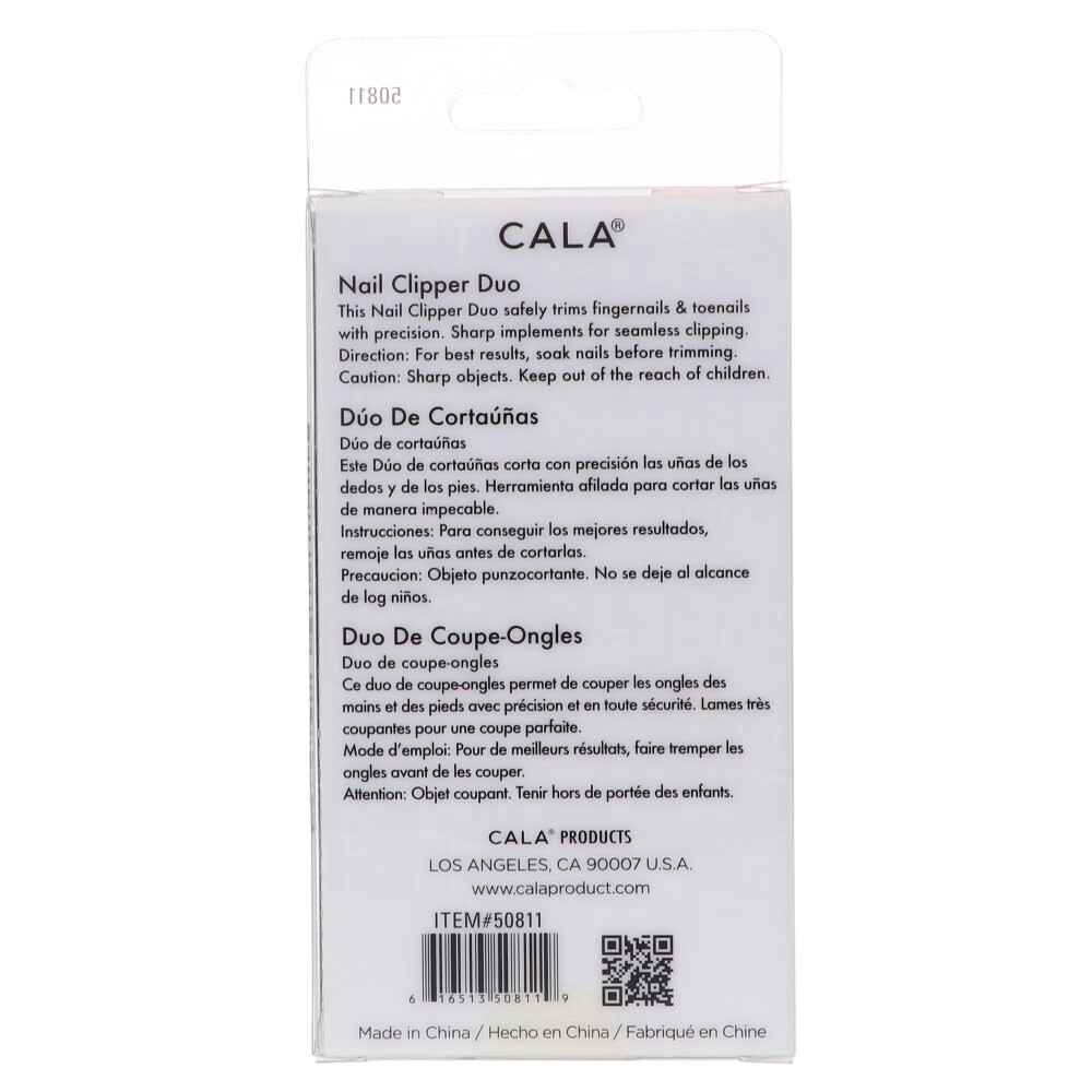slide 2 of 2, CALA Nail Clipper Duo Mint, 1 ct