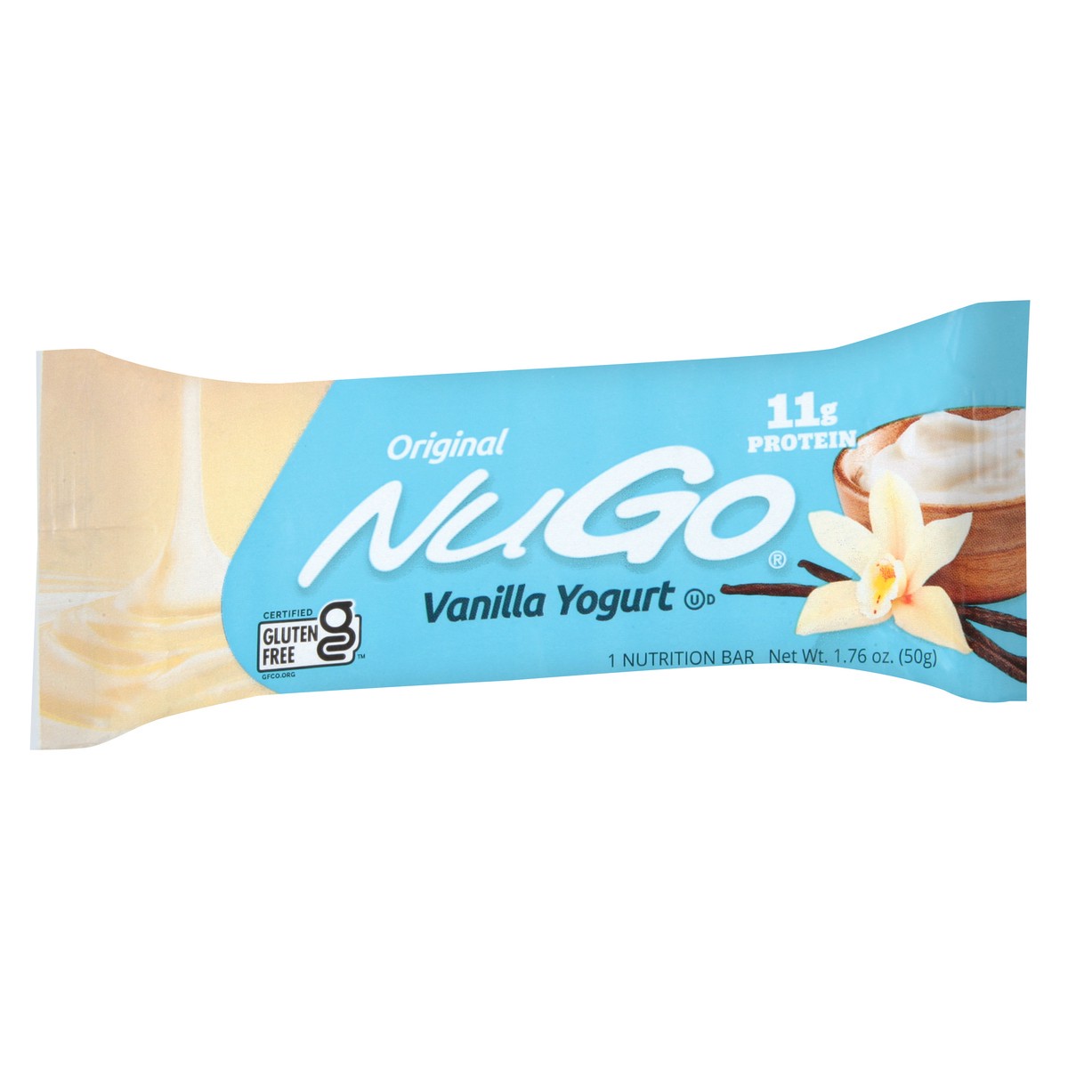 slide 9 of 9, NuGo Original Vanilla Yogurt Nutrition Bar 1.76 oz, 1.76 oz