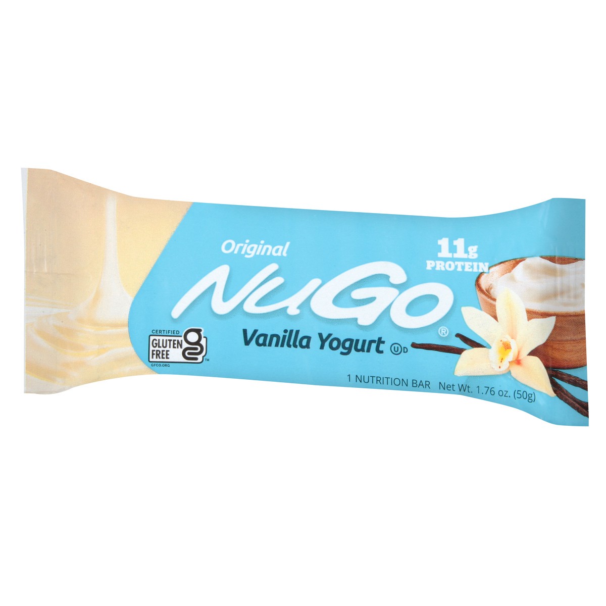 slide 8 of 9, NuGo Original Vanilla Yogurt Nutrition Bar 1.76 oz, 1.76 oz