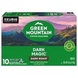Green Mountain Coffee Roasters Dark Magic Keurig Single-Serve K-Cup Pods, Dark Roast Coffee, 10 Count