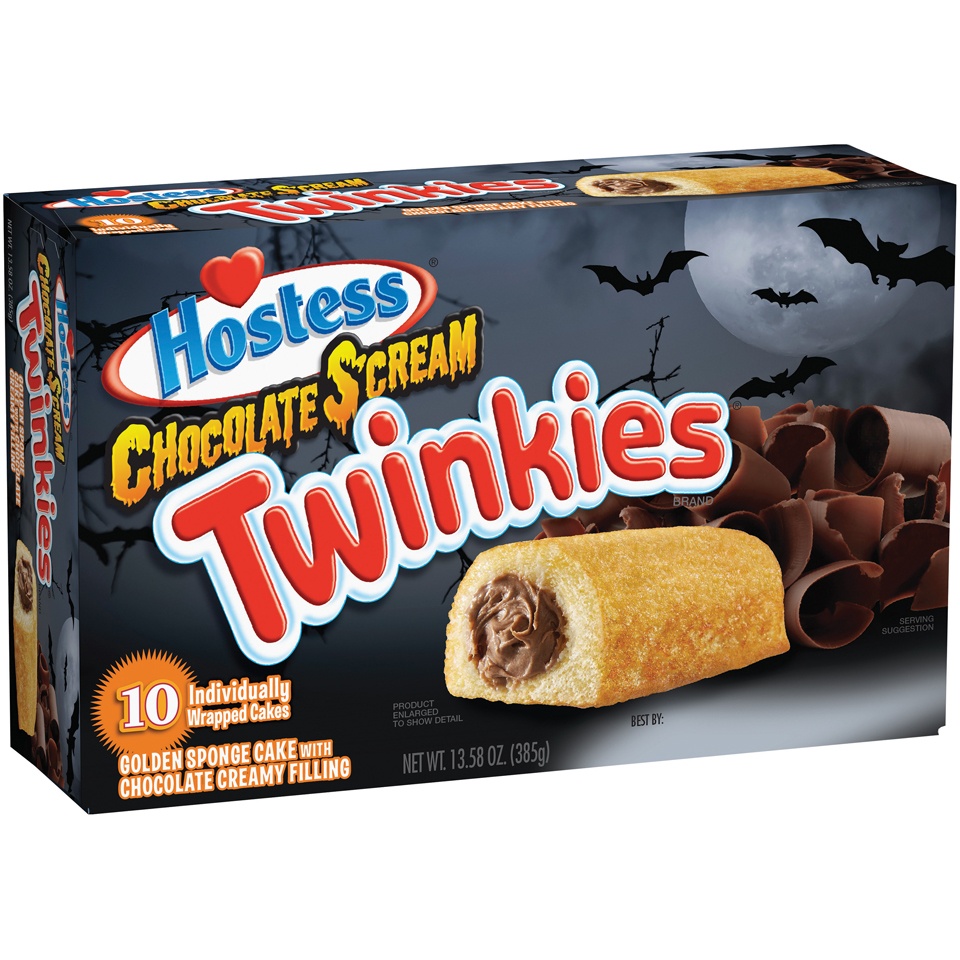 slide 1 of 1, Hostess Twinkies Chocolate S'cream, 13.58 oz