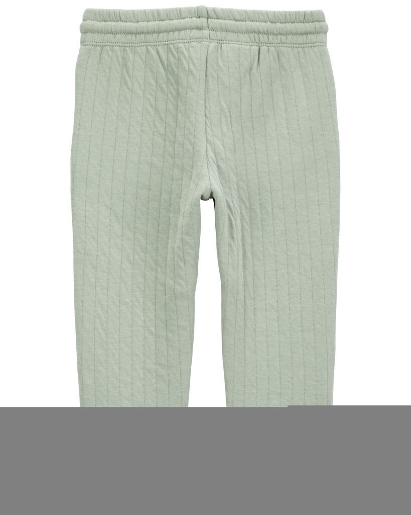 slide 2 of 2, Carter's Baby Pull-On Quilted Joggers - Green Green 24M, 1 ct