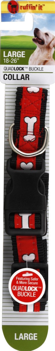 slide 2 of 2, Ruffin' It Ruffin It Large Adjustable Dog Collar, 1 ct