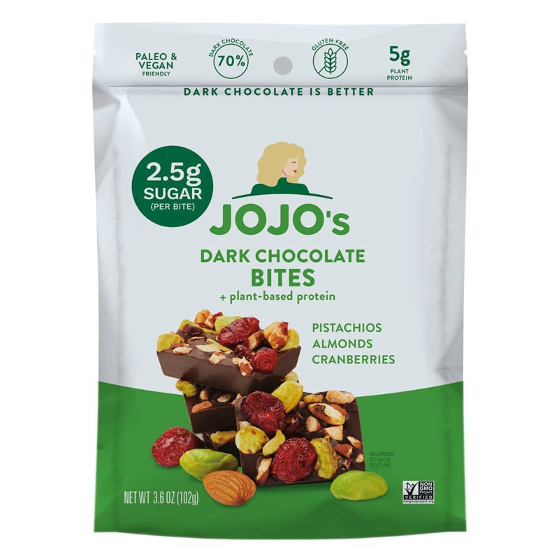 slide 1 of 1, JOJO's Chocolate Jojo's Chocolate W/Protein, 3.6 oz