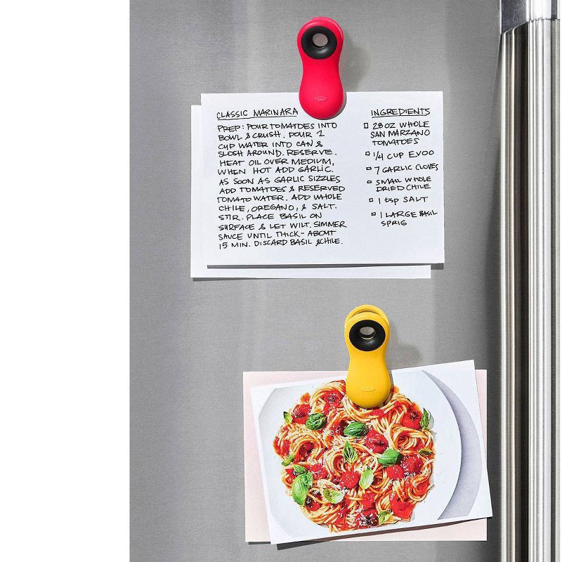 slide 6 of 9, OXO SoftWorks Magnetic All-Purpose Clips 1 Each, 4 ct