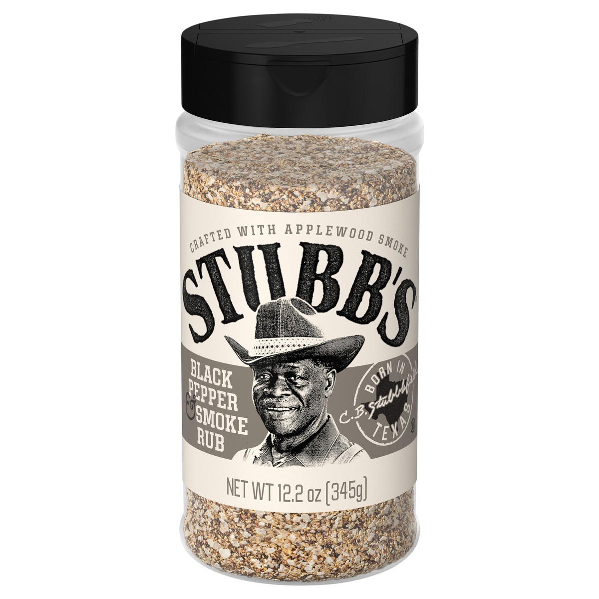 slide 4 of 14, Stubb's Black Pepper & Smoke Rub, 12.2 oz, 12.2 oz