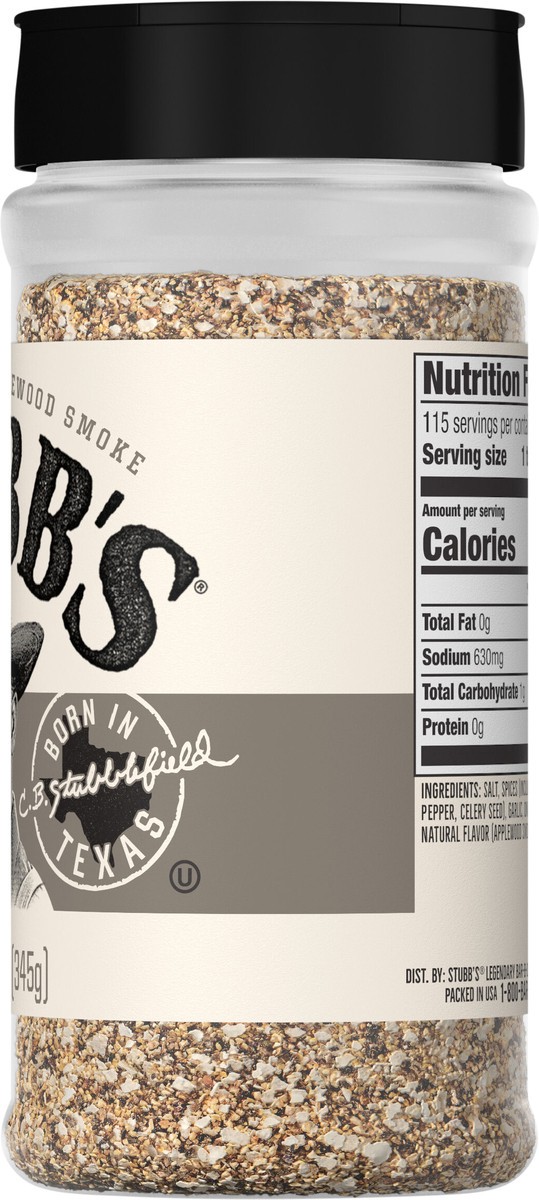 slide 3 of 14, Stubb's Black Pepper & Smoke Rub, 12.2 oz, 12.2 oz