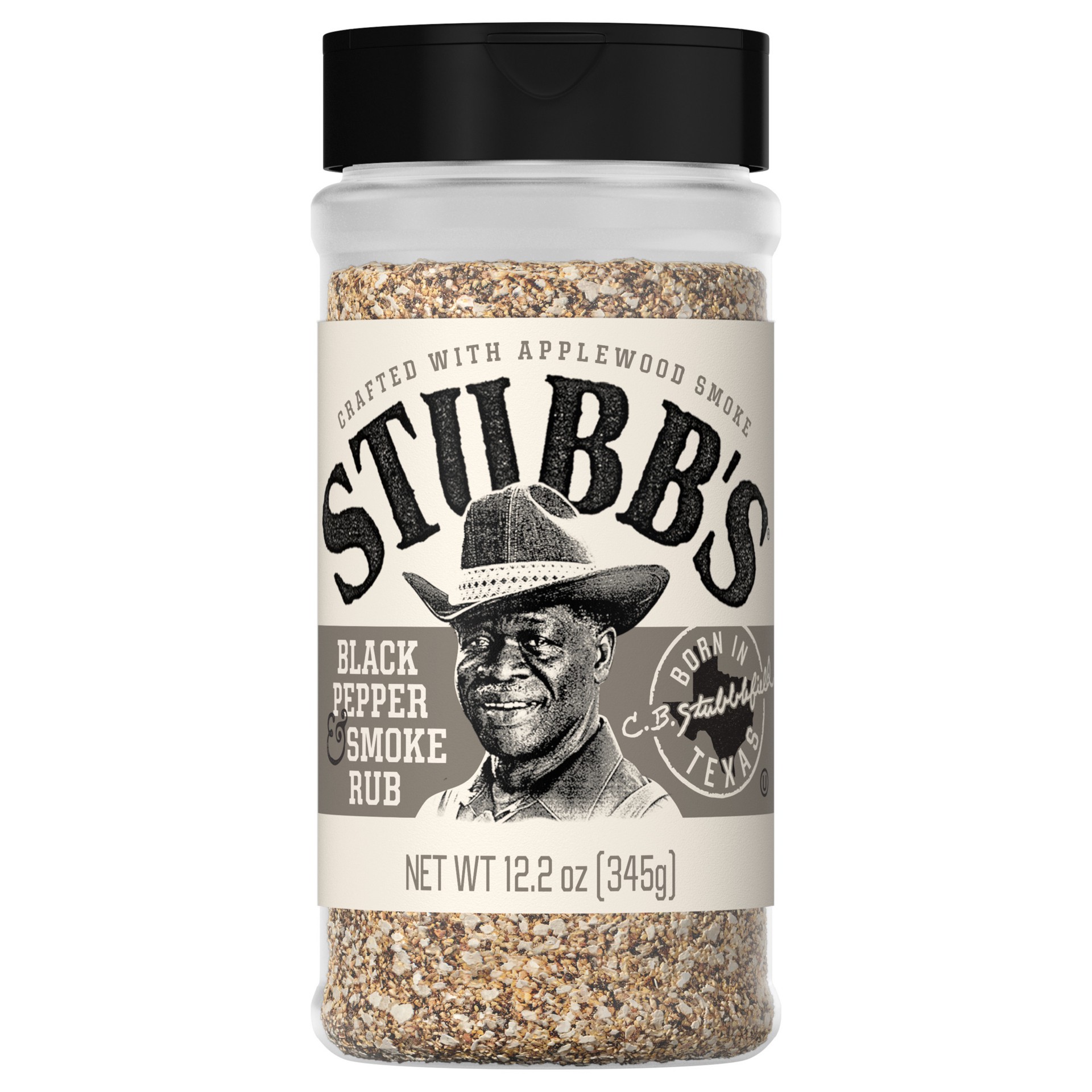 slide 1 of 14, Stubb's Black Pepper & Smoke Rub, 12.2 oz, 12.2 oz