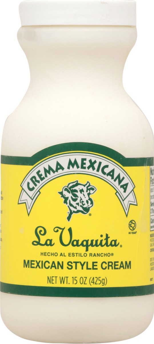 slide 12 of 13, La Vaquita Mexican Style Cream 15 oz, 15 oz