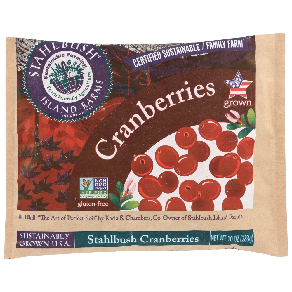 slide 1 of 1, Stahlbush Island Farms Frozen Cranberries, 10 oz