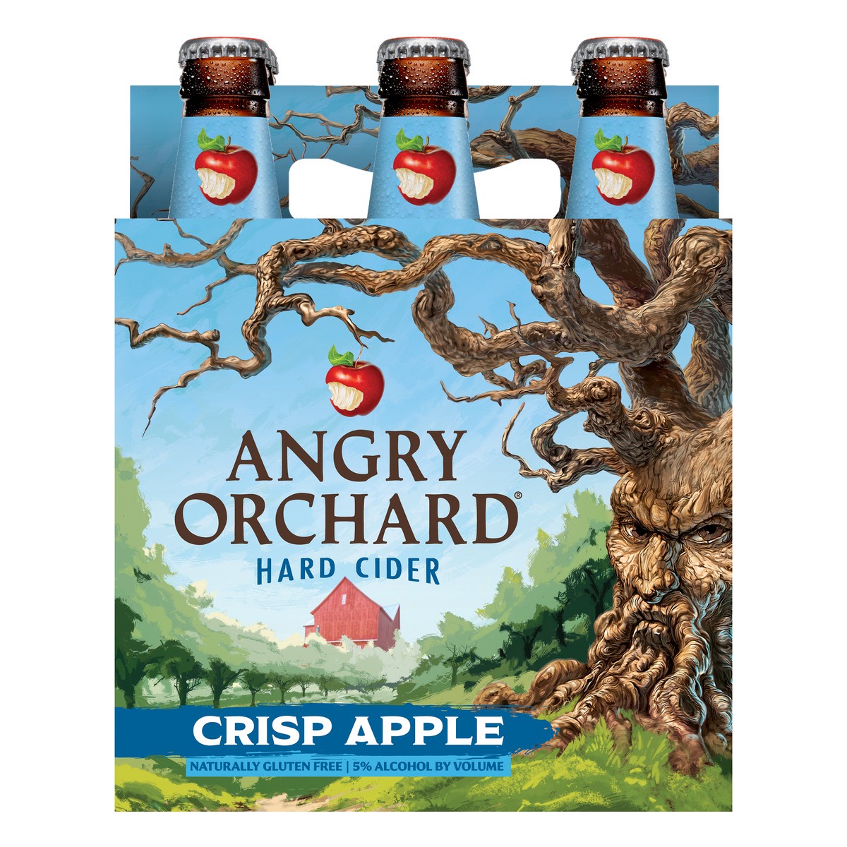 slide 3 of 6, Angry Orchard Crisp Apple Hard Cider, Spiked (12 fl. oz. Bottle, 6pk.), 6 ct; 12 oz