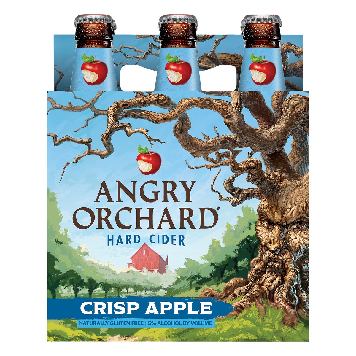 slide 1 of 6, Angry Orchard Crisp Apple Hard Cider, Spiked (12 fl. oz. Bottle, 6pk.), 6 ct; 12 oz