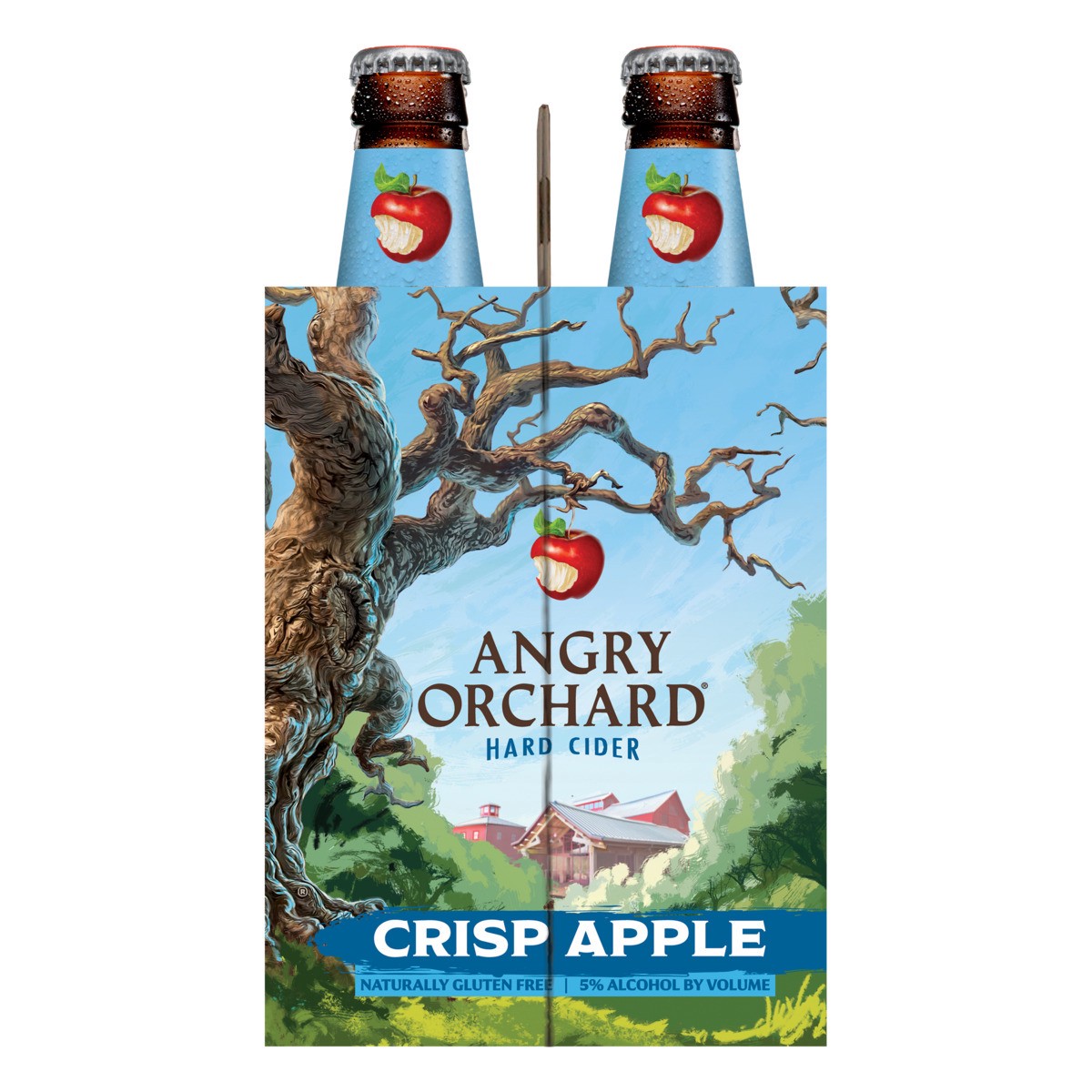 slide 5 of 6, Angry Orchard Crisp Apple Hard Cider, Spiked (12 fl. oz. Bottle, 6pk.), 6 ct; 12 oz