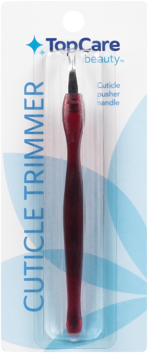 slide 1 of 1, TopCare Cuticle Trimmer with Pouch, 1 ct