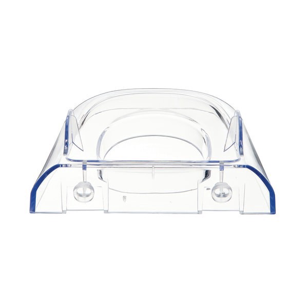 slide 3 of 3, Deflect-O Lit Loc Base/Wall Support, Clear, 1 ct