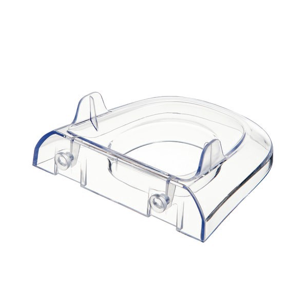 slide 1 of 3, Deflect-O Lit Loc Base/Wall Support, Clear, 1 ct