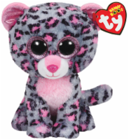 slide 1 of 1, Ty Beanie Boos Tasha Plush Leopard, 8 in