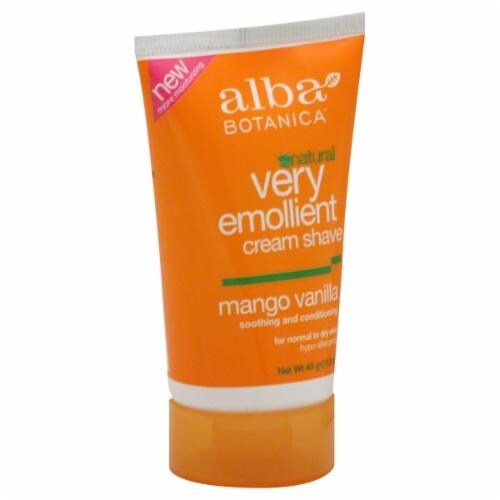 slide 1 of 1, Alba Mango Vanilla Shave Cream, 1.5 oz