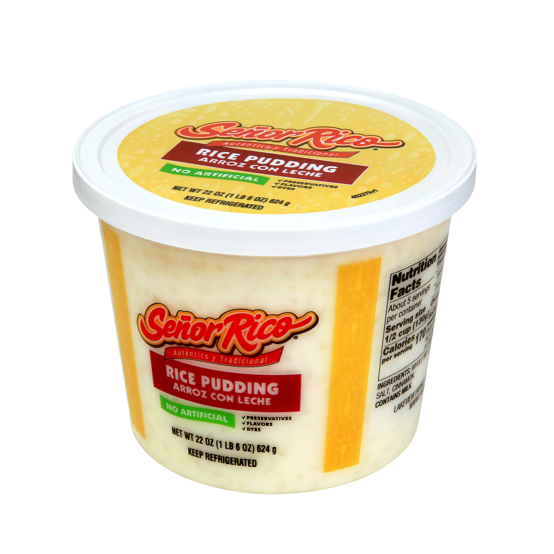 slide 9 of 29, Senor Rico Rice Pudding, 19 oz