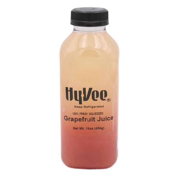 slide 1 of 1, Hy-Vee Grapefruit Juice, 16 oz