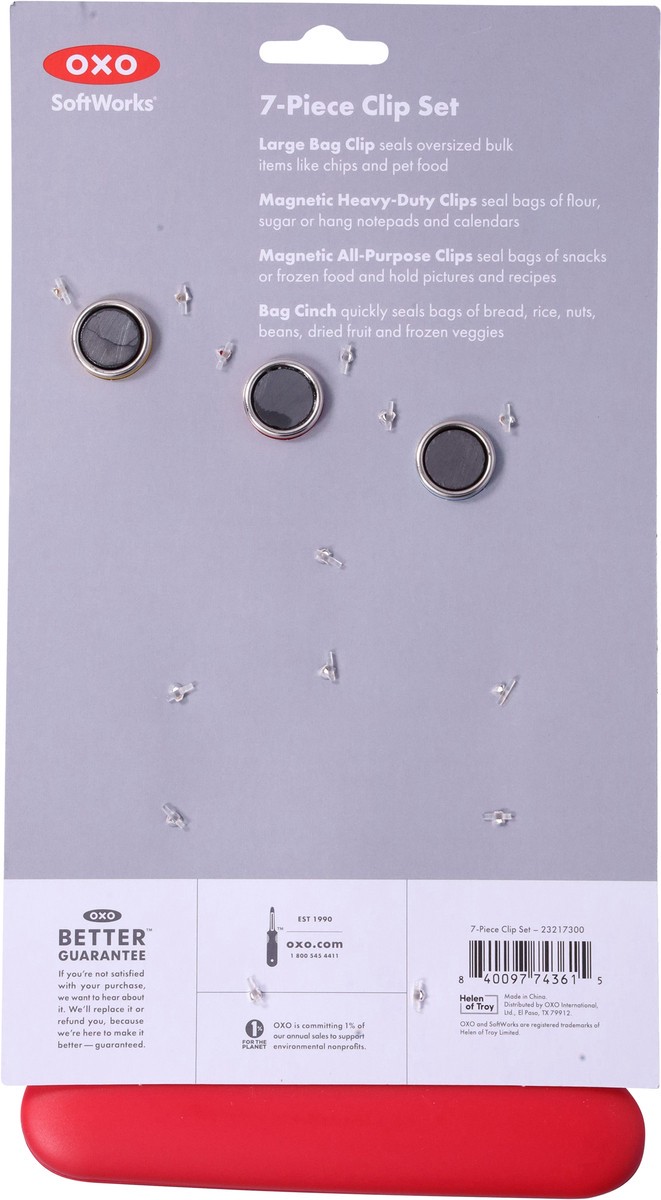 slide 11 of 12, OXO SoftWorks Clip Set 1 Set, 1 ct