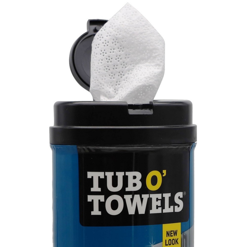 slide 2 of 5, Tub O' Towels Heavy Duty Stainless Steel Wipes, 40 ct