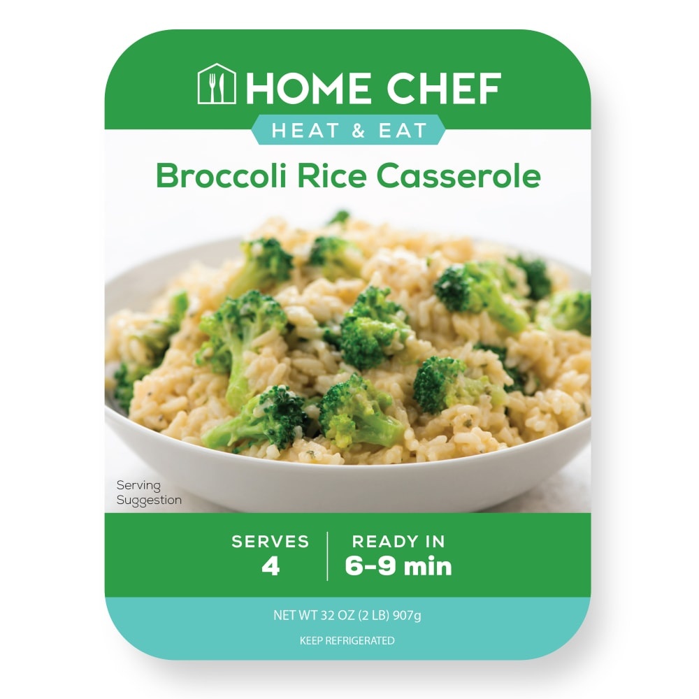 slide 1 of 1, Home Chef Heat & Eat Broccoli Rice Casserole, 32 oz