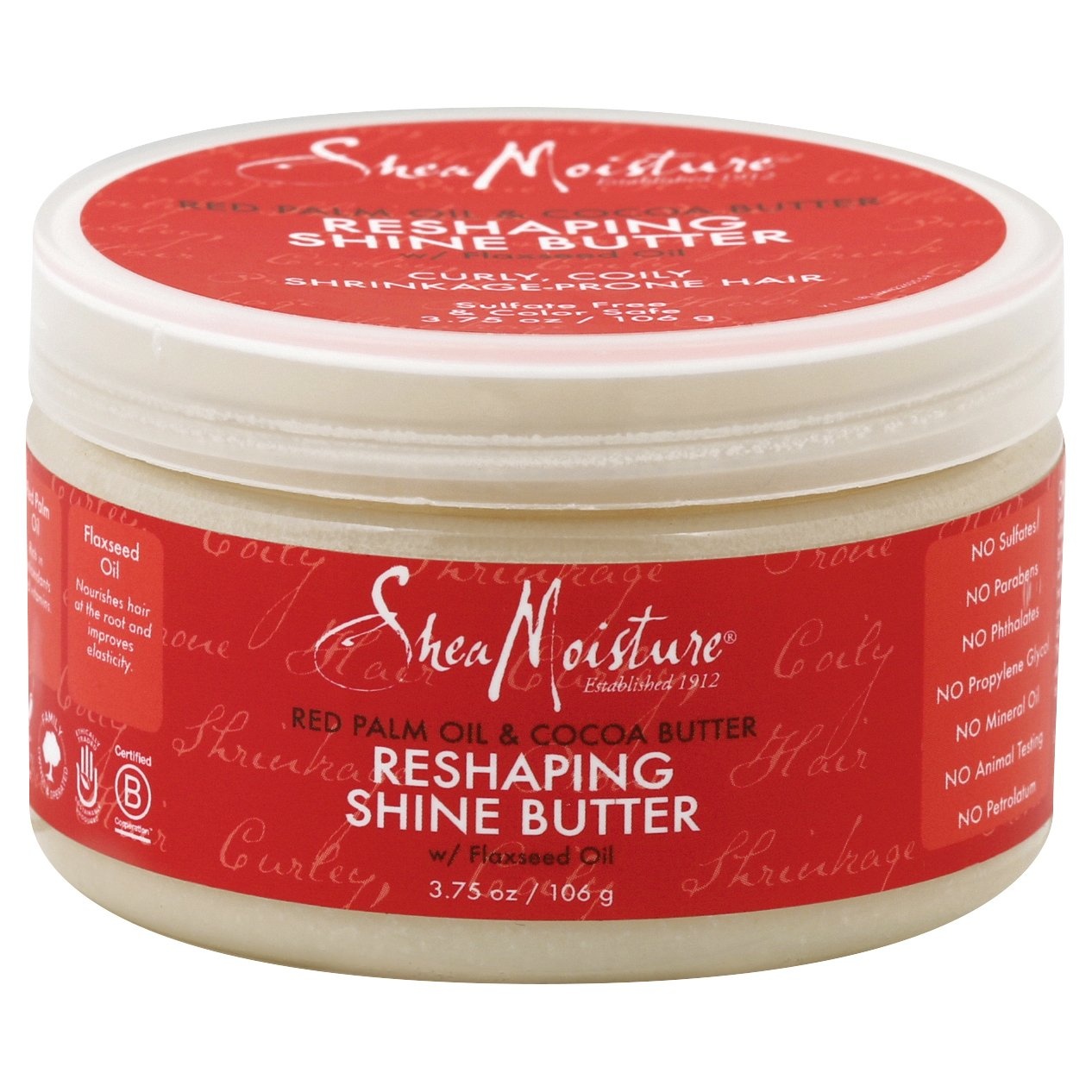 slide 1 of 6, SheaMoisture Shine Butter 3.75 oz, 3.75 oz