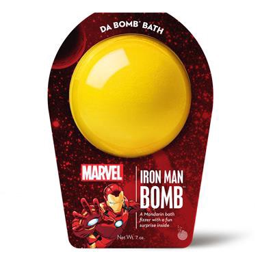slide 1 of 1, Da Bomb Bath Fizzers Iron Man Bath Bomb, 7 oz