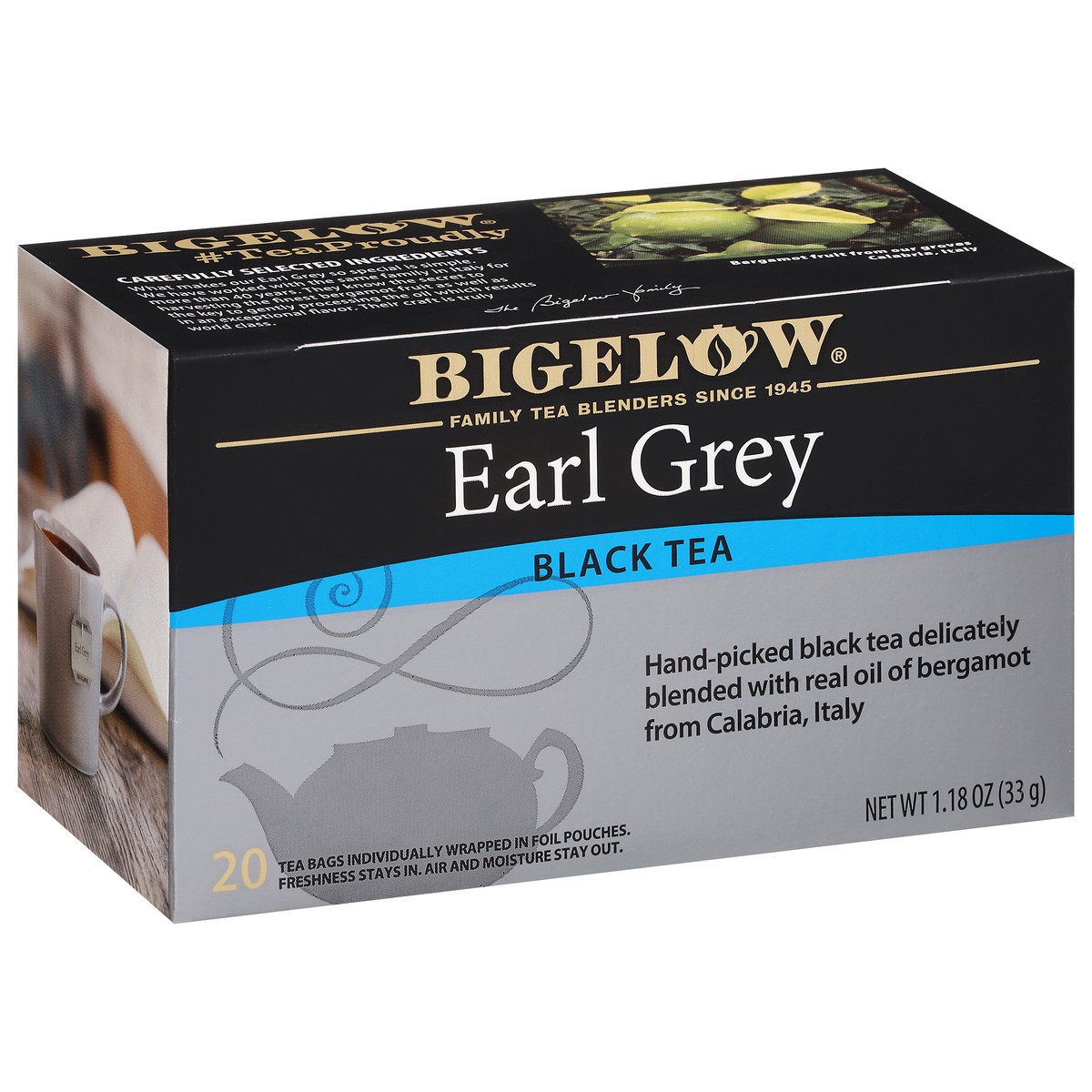 slide 2 of 9, Bigelow Earl Gray Tea, 1.18 oz
