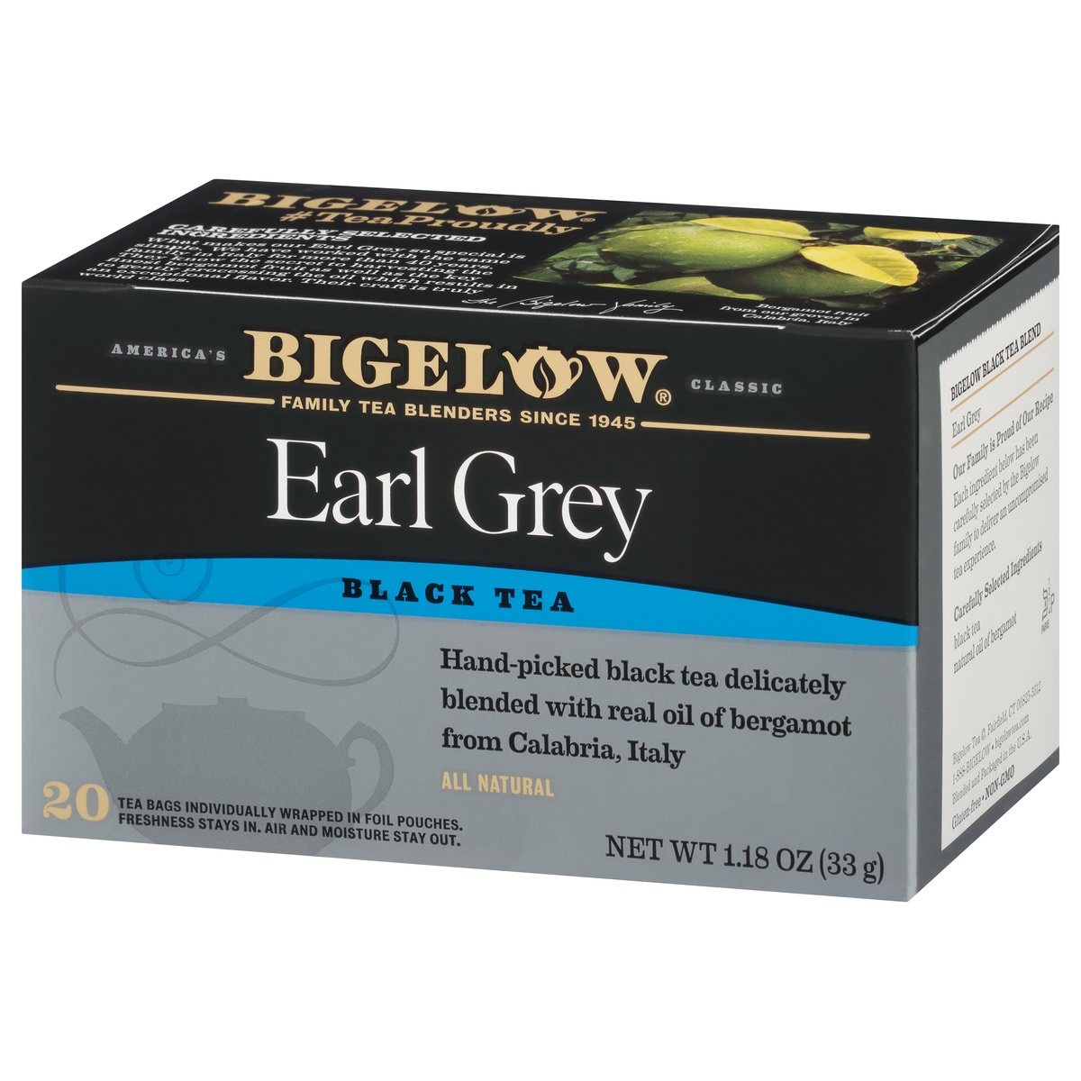 slide 3 of 9, Bigelow Black Tea Earl Grey Tea Bags, 20 ct