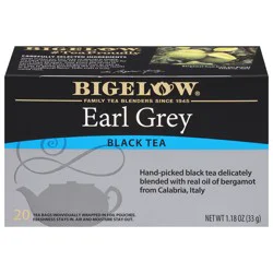 Bigelow Black Tea, Earl Grey, Tea Bags