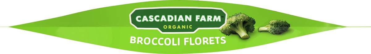 slide 4 of 9, Cascadian Farm Organic Broccoli Florets, 10 oz