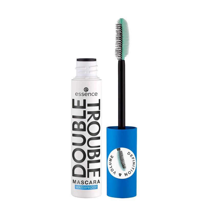 slide 1 of 3, essence Double Trouble Mascara - Black - 0.41 fl oz, 0.4 fl oz