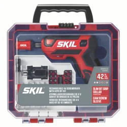 SKIL 4V Screwdriver with 42 pc. Bit Kit