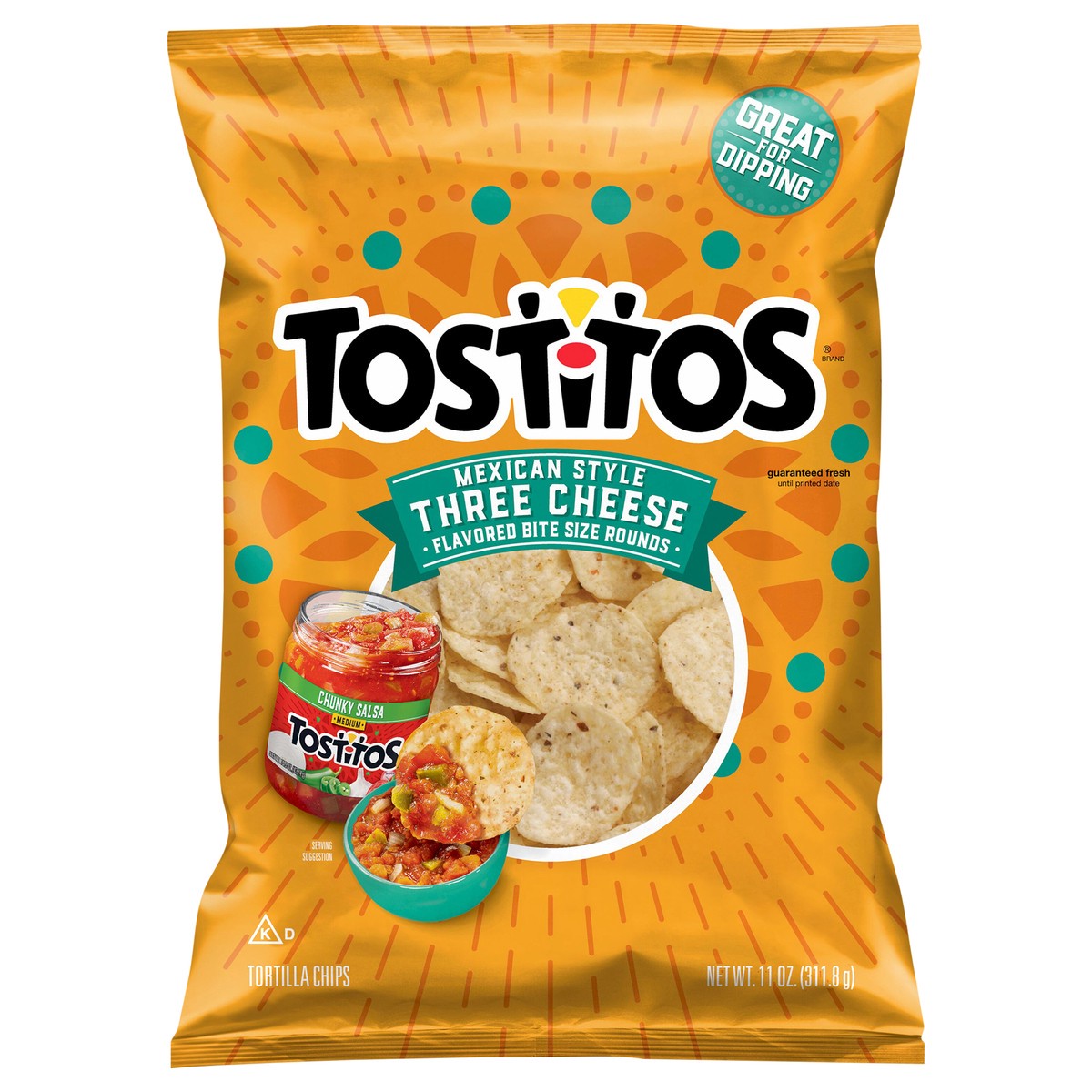 slide 1 of 3, Tostitos Tortilla Chips, 11 oz