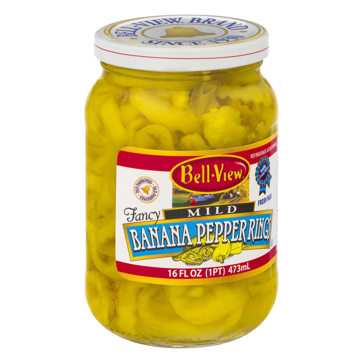 slide 2 of 13, Bell-View Mild Fresh Pack Banana Pepper Rings 16 oz, 16 oz