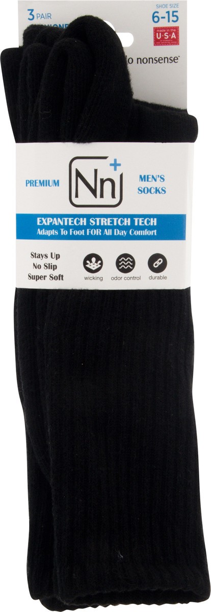 slide 3 of 9, Nn+ Mens Socks, 3 ct