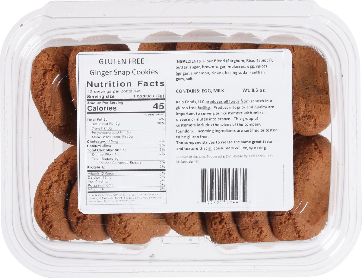slide 7 of 9, Kalo Ginger Snap Cookies 8.5 oz, 8.5 oz